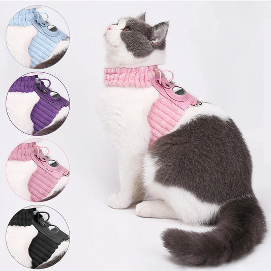 Cozy Tracker Vest Harness for Pets: Secure & Soft Fleece Fit