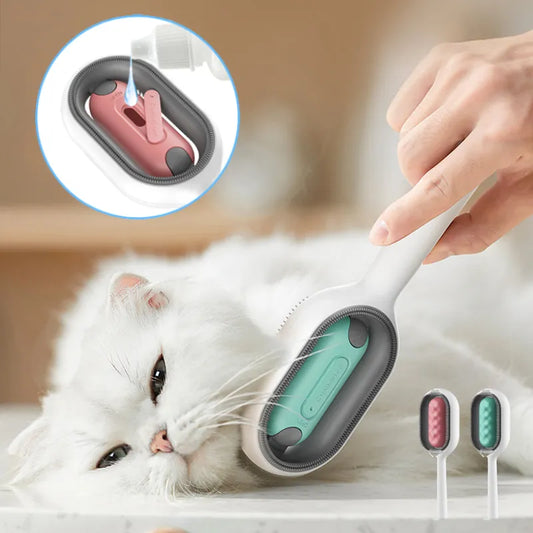 Versatile Pet Care Brush: Grooming, Massage & Shedding Tool