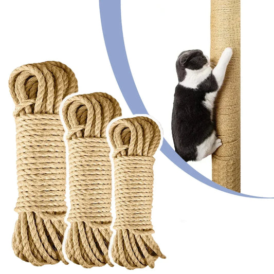 Cat's Delight: Durable Sisal Scratch Rope